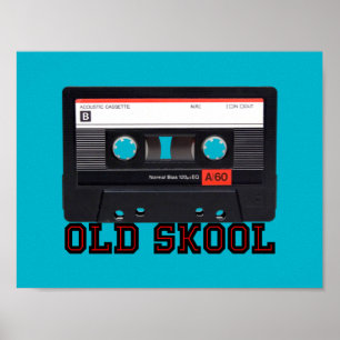 Gammala Skool - kassetten tejpar Poster