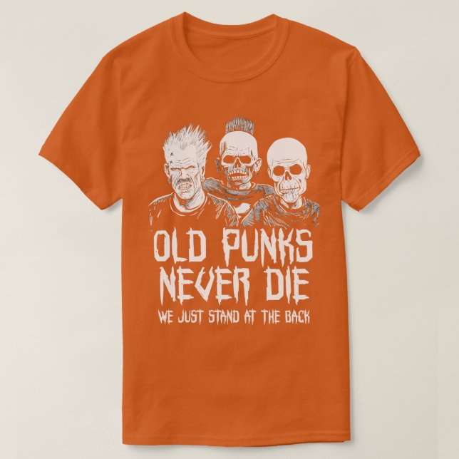 Gammala Sten-punk dör aldrig 1 T Shirt (Design framsida)