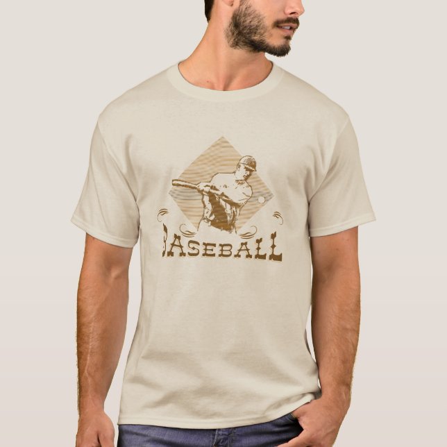 Gammala stilbaseballT-tröja och gåvor Tee (Framsida)
