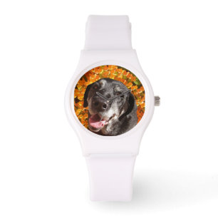 Gammala svart Labrador Armbandsur