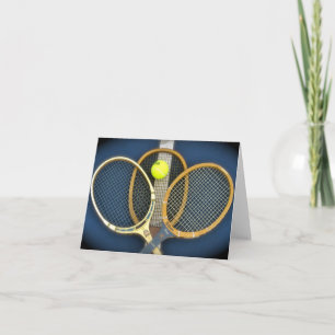 Gammala tennisracket kort
