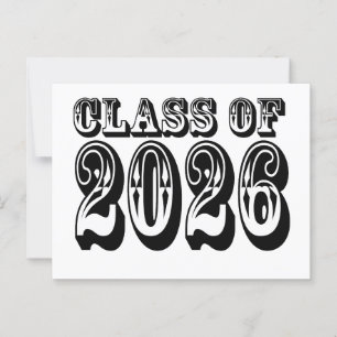 Gammala västern 2026 Studenten Vykort