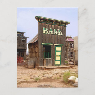 Gammala västern Bank (Färg) Vykort