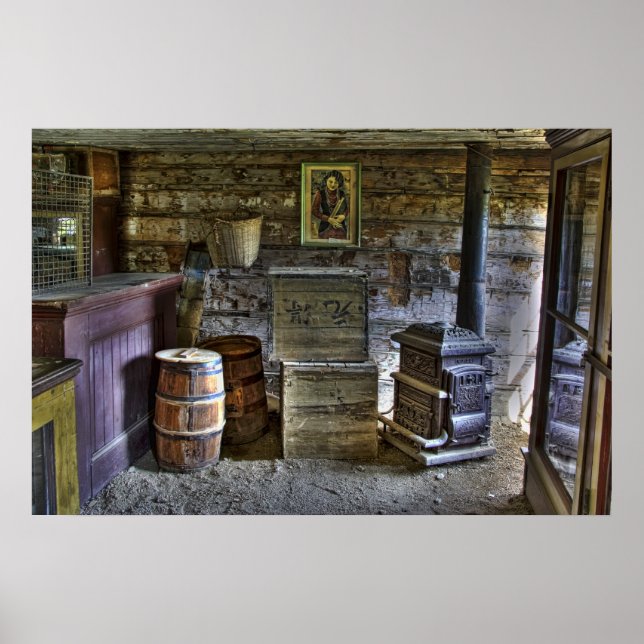 GAMMALA VÄSTERN CHINESE STORE POSTER (Framsidan)