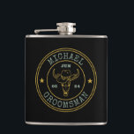 Gammala västern Cowboy Rustic Logotyp Personlig Ma Fickplunta<br><div class="desc">Personliger för marskalkar med westernt cowboytema. Dekorerad med cowboyhatt med vintagens westerna typsnitt. Text och färg kan redigeras med hjälp av Design Verktyg för att passa tillfälle. Skaffa den här anpassade presenten för bröllop,  reklamfest,  förlovningsfest eller andra specialtillfällen.</div>
