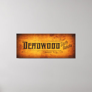 GAMMALA VÄSTERN DEADWOOD CANVASTRYCK