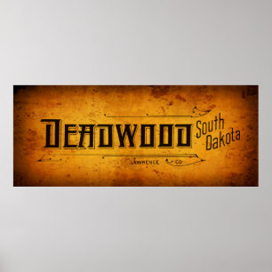GAMMALA VÄSTERN DEADWOOD POSTER