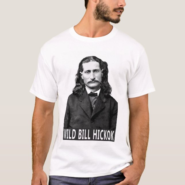 GAMMALA VÄSTERN LEGEND: VILD BILL HICKOK TRÖJA (Framsida)