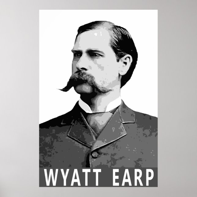 GAMMALA VÄSTERN LEGEND WYATT EARP POSTER (Framsidan)