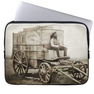 Gammala västern Photography Wagon of Roger Fenton Laptop Fodral