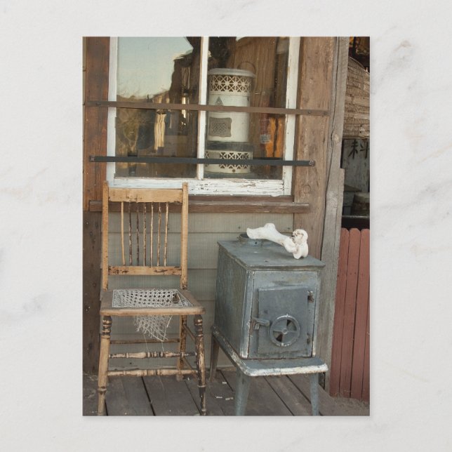 gammala västern Porch-vykort Vykort (Framsida)