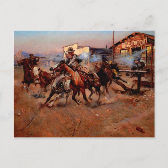 Gammala västern vykort (Framsida)