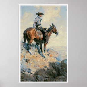 Gammala västernCowboy av affischen för Poster