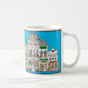 Gammala västerngränsgata kaffemugg