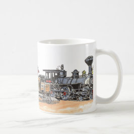 Gammala västernjärnvägbussgarage kaffemugg