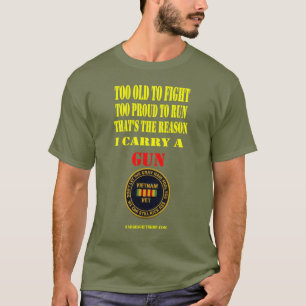 GAMMALA VIETNAM. , FÖR GAMMALT ATT SLÅSS, FÖR T SHIRT