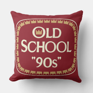 Gammaldags 90-tals Malt Liquor 40oz Etikett Design Kudde
