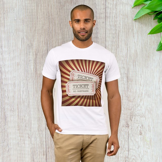 Gammaldags Biljettstubbe Karnevalstema T Shirt (Skapare uppladdad)