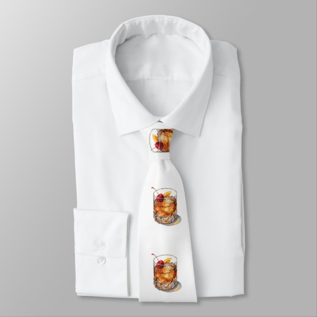 Gammaldags Cocktailillustration Slips (Bunden)