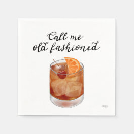 Gammaldags cocktailservetter pappersservett