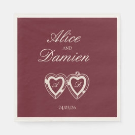 Gammaldags Elegant Cocktailservett Pappersservett