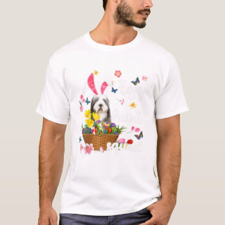 Gammaldags fårhund Glad påsk T Shirt