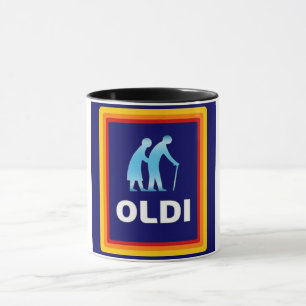Gammaldags födelsedags kaffemugg