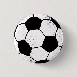 Gammaldags fotbollsplan estetisk grafisk stil knapp