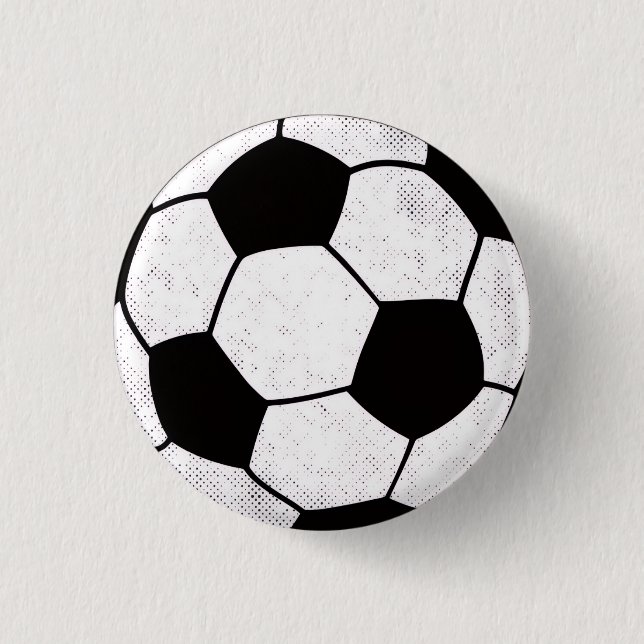 Gammaldags fotbollsplan estetisk grafisk stil knapp (Framsida)