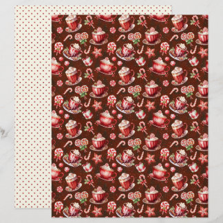 Gammaldags Jul Scrapbookpapper