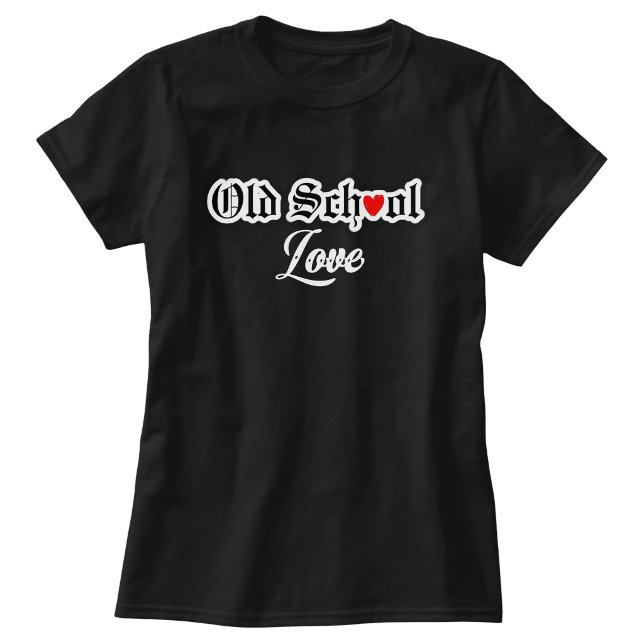 Gammaldags Kärlek T Shirt (Old School Love T-Shirt)