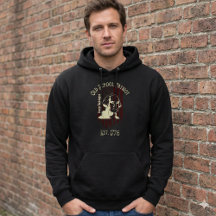 Gammaldags patriotisk hoodie