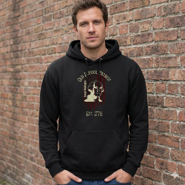 Gammaldags patriotisk hoodie (Skapare uppladdad)