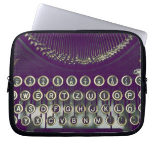 gammaldags skrivmaskin laptop sleeve