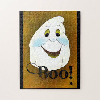 Gammaldags spökhuvud Boo Pussel