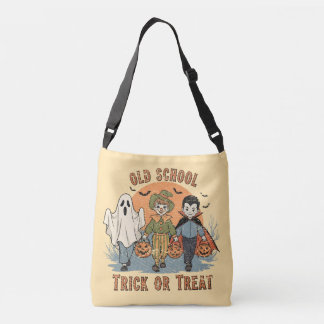 Gammaldags Trick or Treat – Vintage Halloween-barn Axelväska