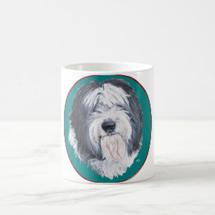 Gammaldags vallhund kaffemugg