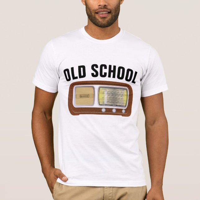 GAMMALDAGS VINTAGE RADIO T-shirts (Framsida)