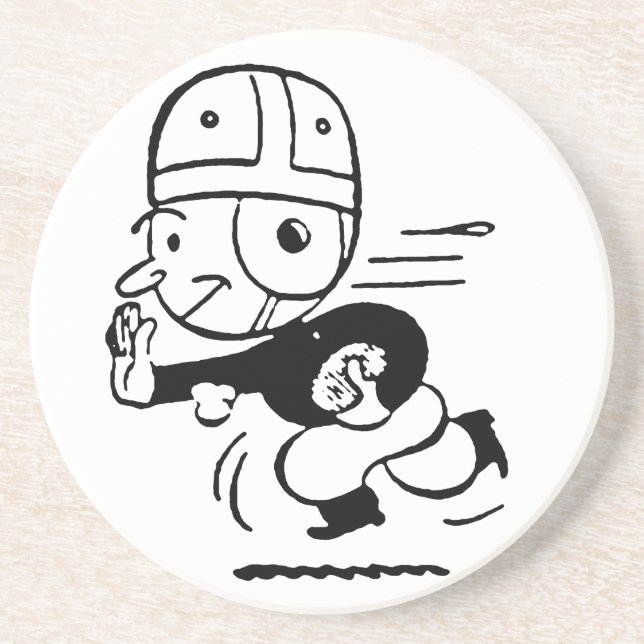 Gammalmodig fotboll underlägg sandsten (Framsidan)