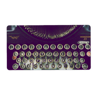 Gammalmodig skrivmaskin fraktsedel