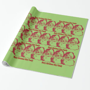 Gammalmodiga Retro Santa tillfogar ditt egna Presentpapper