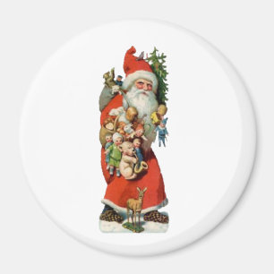 Gammalmodiga Santa Magnet