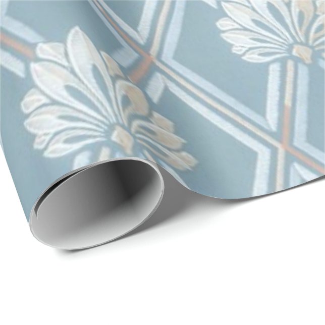 Gammalmodigt mönster för tapet för presentpapper (Rullad Hörn)