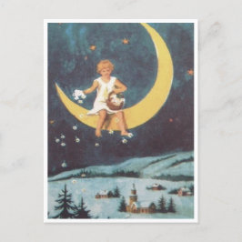 Gammalmodigt tomt julkort helg vykort