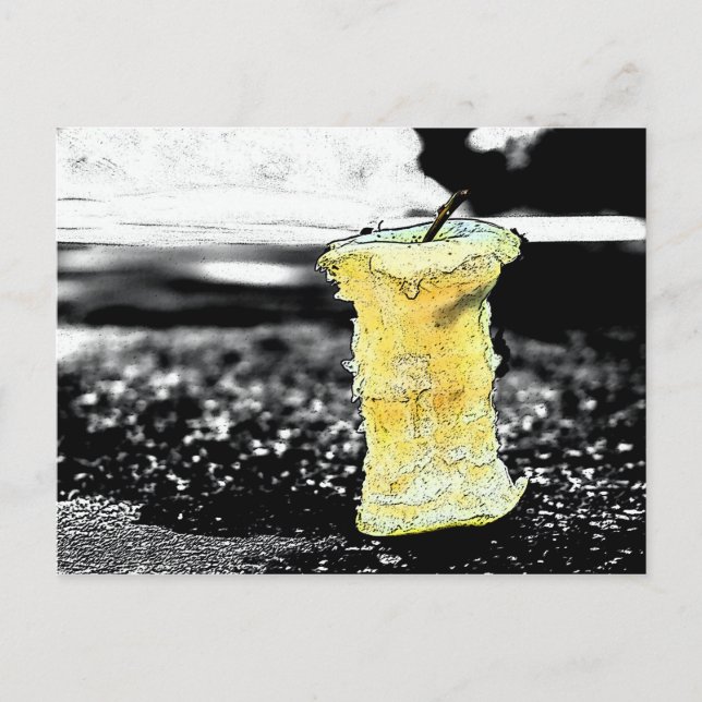 Gammalt äpple vykort (Framsida)