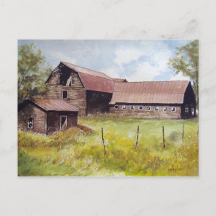 Gammalt Barn- och lantbrukskort Vykort