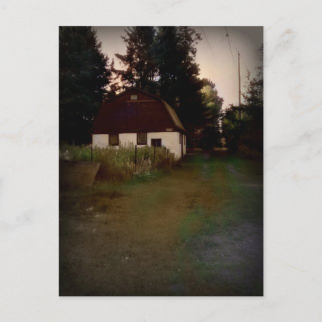 Gammalt Barn-vykort Vykort (Framsida)