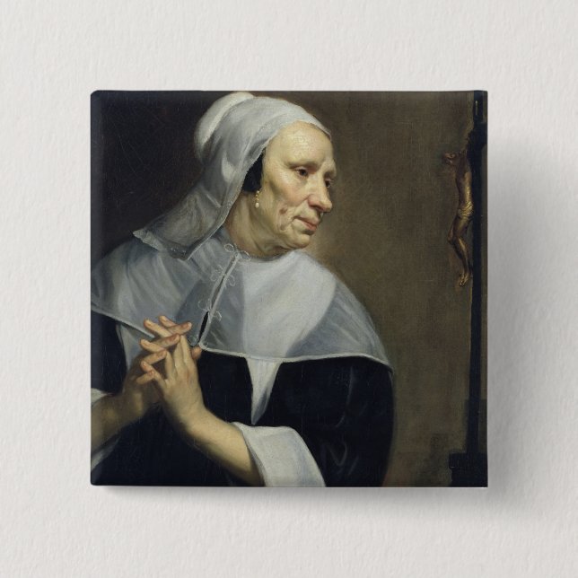 Gammalt be för kvinna knapp (Framsida)