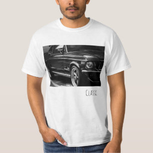 Gammalt bilfoto T-Shirt överst