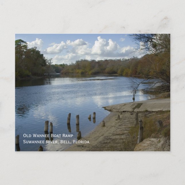 Gammalt Boat Dock-vykort Vykort (Framsida)